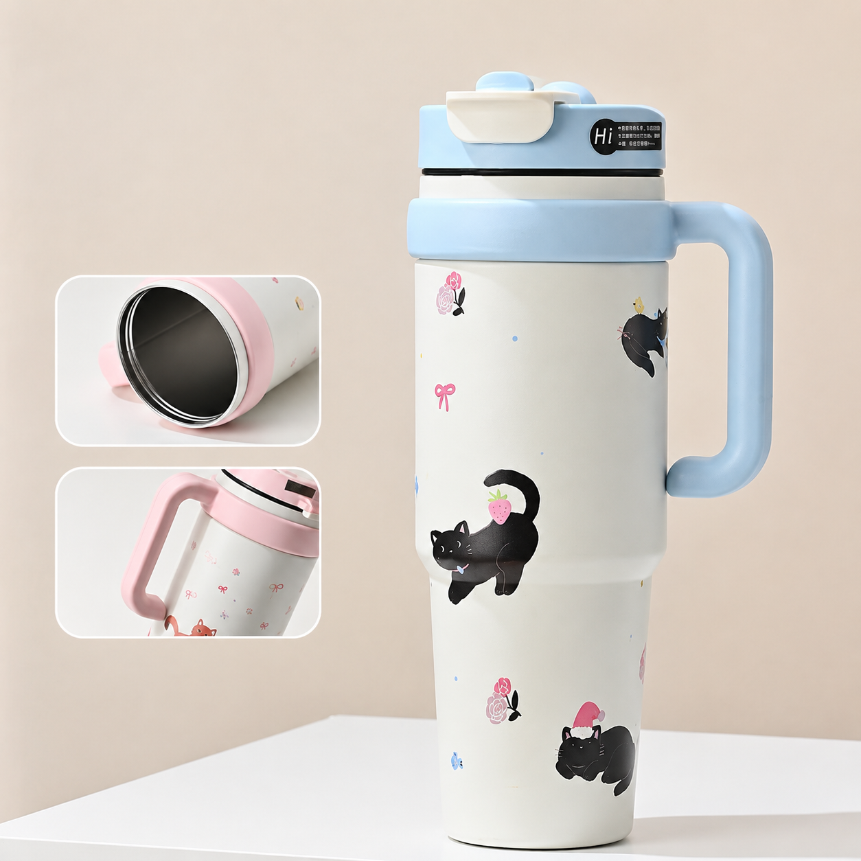 Bình Giữ Nhiệt JUMBO 1000ml - ELEFANTE - Ảnh 2