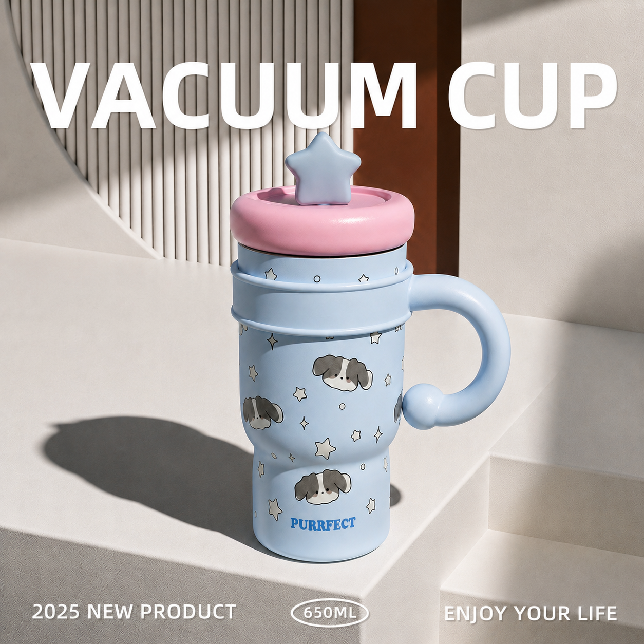 Bình Giữ Nhiệt VACUUM CUP 650ml - ELEFANTE - Ảnh 5