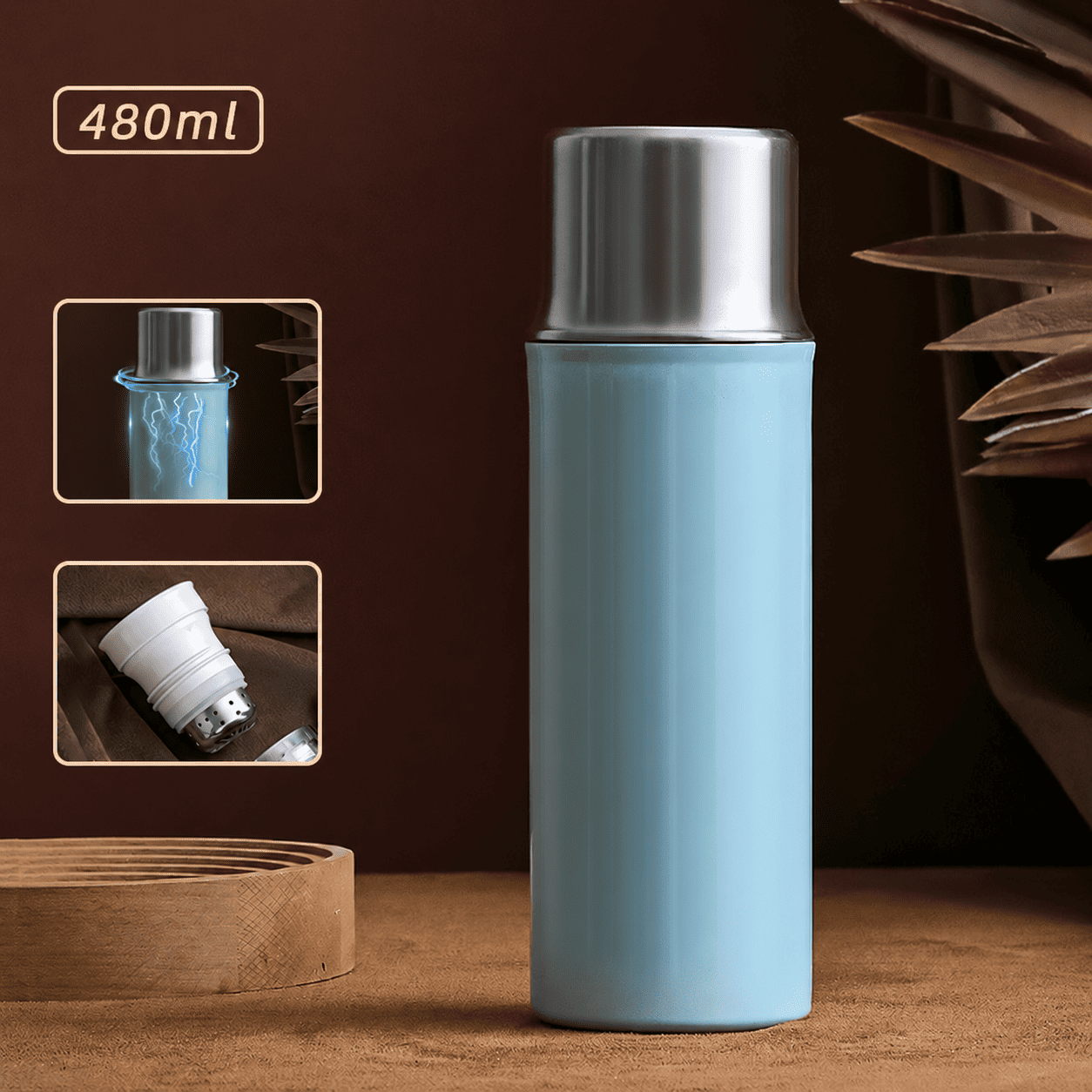 Bình Giữ Nhiệt SLEEK 480ml - ELEFANTE - Ảnh 3
