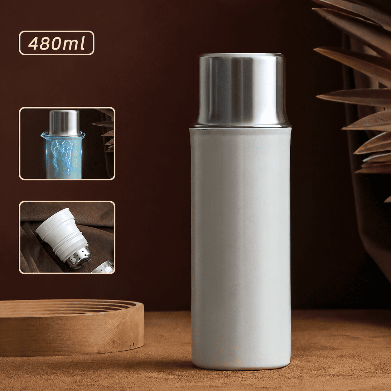Bình Giữ Nhiệt SLEEK 480ml - ELEFANTE - Ảnh 4