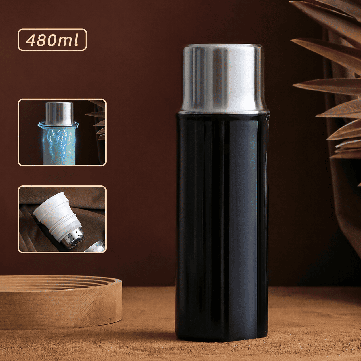 Bình Giữ Nhiệt SLEEK 480ml - ELEFANTE - Ảnh 5